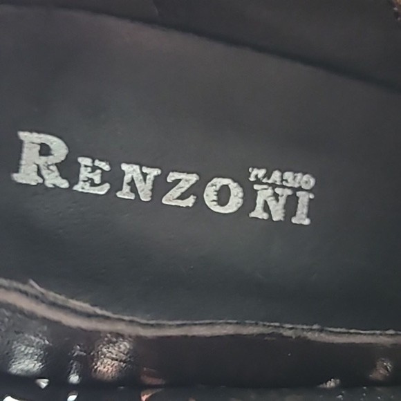 Elasio Renzoni laser cut leather booties Sz 36 Brown Cottagecore Victorian - Picture 7 of 11